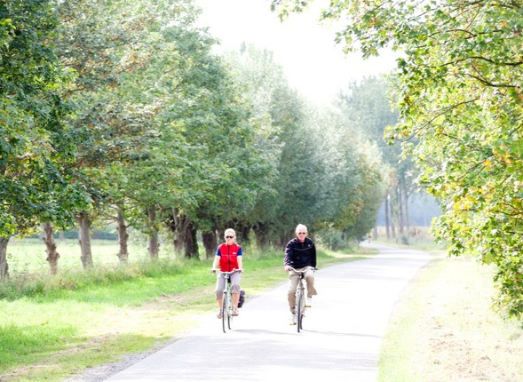 Preview van kaart: Schaduwrijke fietsroutes